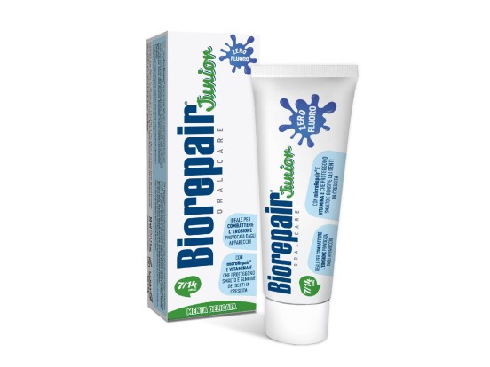 Biorepair Junior - зубная паста детская со вкусом сладкой мяты, возраст 7-14 лет (75мл), Biorepair / Италия